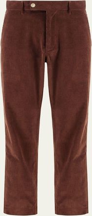 Umit Benan Mens Corduroy Straight-Leg Trousers