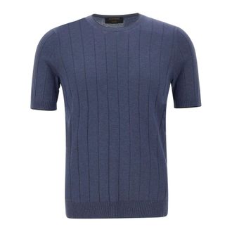 Gran Sasso Round-neck Knitwear - male - Gran Sasso - Round-neck Knitwear - Blue - 5XL - Knitwear