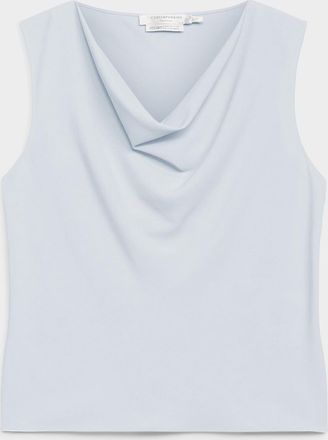 Contemporaine Womens Cowl-neck flowy Cami Top