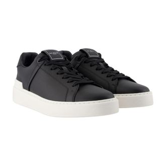 Balmain Mens Sneaker Black Calfskin