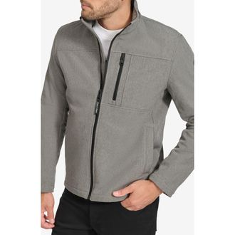 Calvin Klein Softshell Jacket in Lt Grey He at Nordstrom Rack, Size Xx-Large