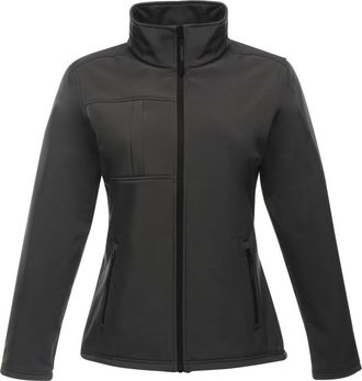 Regatta Octagon II Waterproof Soft Shell Jacket in Seal Gray And Black at Nordstrom, Size 12