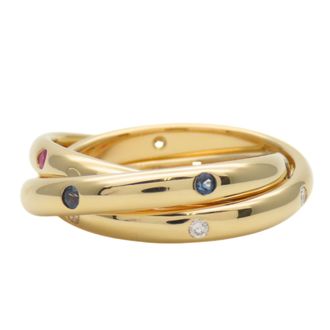 Cartier Trinity Yellow Gold Yellow Gold (18K) Band Ring (Pre-Owned)