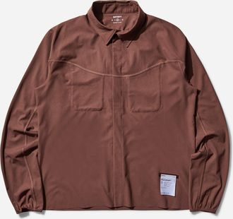 SATISFY Men s PeaceShell River Shirt Rocky Road