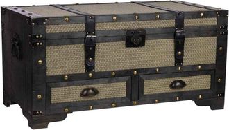 Wanderlust Deco Wanderlust Deco - Ba&uacute;l De Madera Marr&oacute;n 90x45x45.5