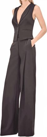 Alexis Jude Wide Leg Pants In Black