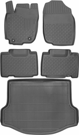 OEM Juego De Alfombrillas Para Coche Y Maletero Para Toyota Rav4 Suv (2013-2019)