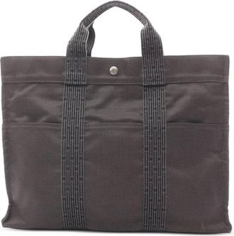 Herm&egrave;s Borsa tote MM Yale Line anni 2010 - Marrone