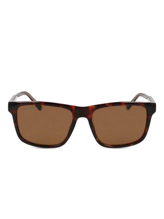 Lacoste square-frame sunglasses - Brown
