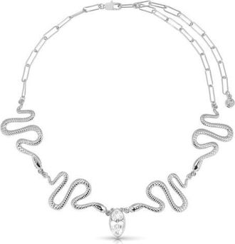 Ettika Serpentina Choker Necklace in Silver at Nordstrom