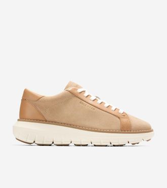 Cole Haan Womens Zer&oslash;grand Rexanna Waterproof Sneakers - Beige Size 6.5