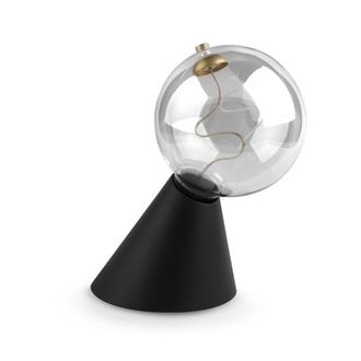 Daylight Italia L&aacute;mpara de sobremesa con innovadora bombilla negra y dorada