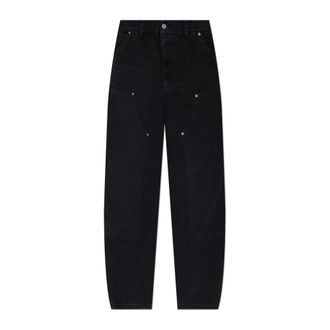 Carhartt Work in Progress Donna, Jeans, Nero, XS, new