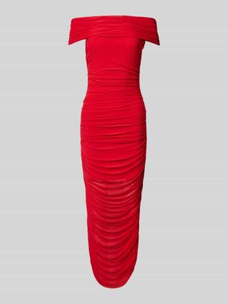 Forever New Abendkleid mit Off-Shoulder-Design in Rot, Gr&ouml;&szlig;e 34