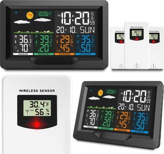 OEM Estaci&oacute;n Meteorol&oacute;gica Con Display Bd-904 Negra