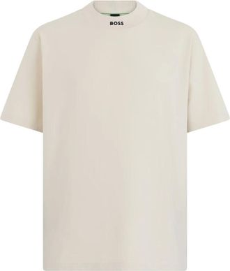HUGO BOSS Hombre, Camisetas, Beige, Talla: L