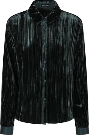Emporio Armani Shirt - Dames - Overhemden - Groen - XS - Overhemden