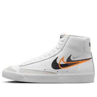Nike Blazer Mid Next Nature Multi-Swoosh - White Bright Mandarin FN7809-100