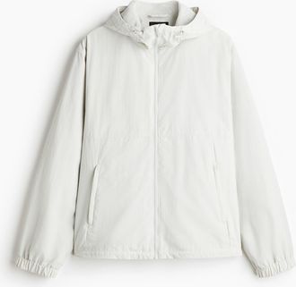 H&M Windjacke mit Kapuze - Grau