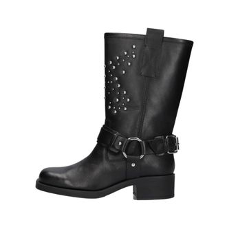 Omoda Schoenen, Dames, Zwart, 37 EU, Leer, Modular-36 Laars met Hak