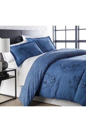 Southshore Fine Linens Luxury Premium Oversized Reversible Harmony Collection Duvet Cover 3-Piece Set in Harmony Blue at Nordstrom Rack, Size