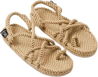Nomadic State of Mind Platte Sandalen - Dames - Sandalen - Bruin - 35 EU - Schoenen