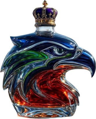 OEM Jarra De Cristal Con Forma De &Aacute;guila, Con Un Elegante Pico Y Un Brillo Intenso, Una Pieza De Colecci&oacute;n De Arte En Vidrio, Ideal Para Cumplea&ntilde;os