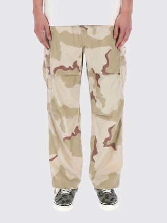 Amish Para Wide-Leg Camouflage Print Cargo Trousers