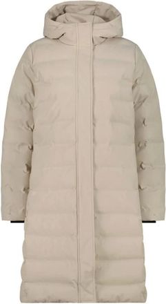 F.lli Campagnolo Cappotto con cappuccio fisso - - Sport - Donna - Beige - 2XS