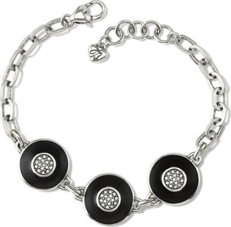 Brighton Womens Meridian Eclipse Disc Bracelet In Black
