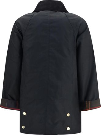 Barbour Womens Modern Beadnell Wax Black-Classic Cotton Jacket Black/classic