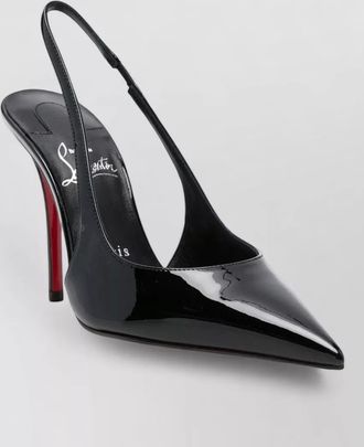 Christian Louboutin miss z patent slingback pointed pumps