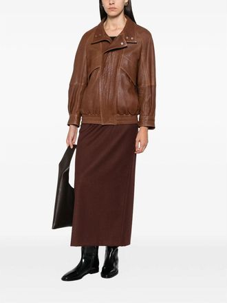Max Mara Scarabo Skirt - Brown