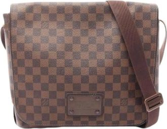 Louis Vuitton Pre-owned Vintage Cross Body Bag - Heren - Vintage Schoudertas - Bruin - ONE Size - Leer - Vintage