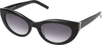 Saint Laurent Zonnebrillen - Dames - Zonnebrillen - Zwart - 54 MM - Accessoires