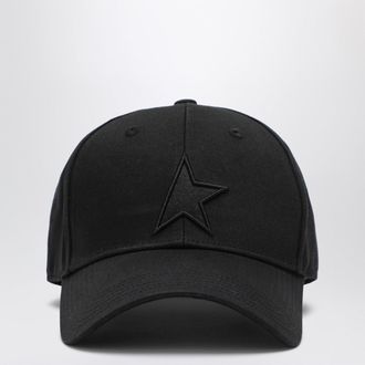 Golden Goose Black Baseball Cap With Star