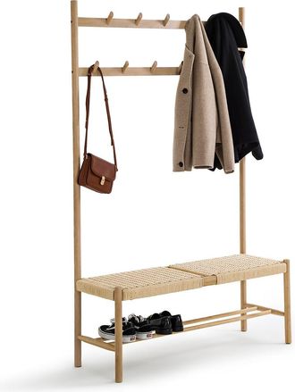 La Redoute Interieurs Vestiaire in massief eik en geweven touw, Taga