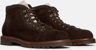 Scarosso Theodore Boots in Brown - Suede at Nordstrom, Size 42.5