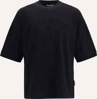 Palm Angels Curved logo double-layer T-shirt Male S