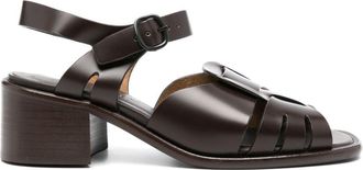 Hereu Ancora leather sandals - women - Leather/Leather/Leather - 39 - Brown
