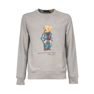 Polo Ralph Lauren Heren, Sweatshirts & Hoodies, Grijs, Maat: S Katoen