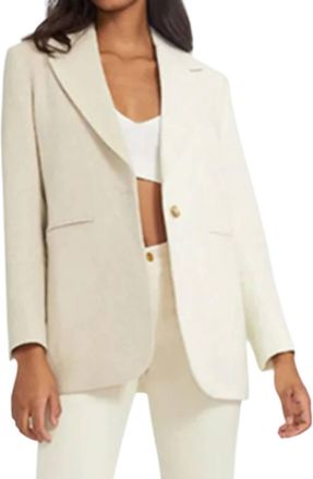 Something Navy Classic Blazer In Tan Combo