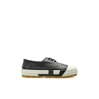 Diesel S-D-Verse Schoenen - Heren - Sneakers - Zwart - 42 EU - Leer - Schoenen