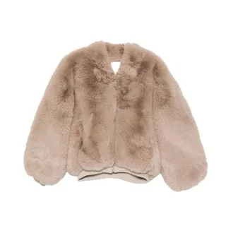 Frankie Shop Jassen, Dames, Beige, 2Xs, THE Frankie Shop Jassen Grey