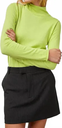 Rails Iris Sweater Top In Lime