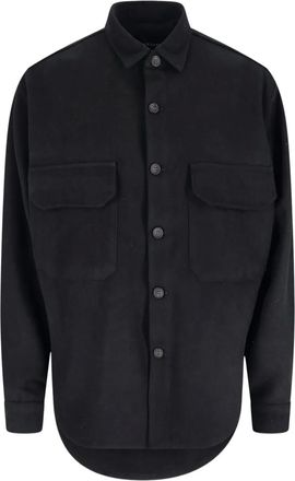 White Sand Camicia con bottoni - Nero