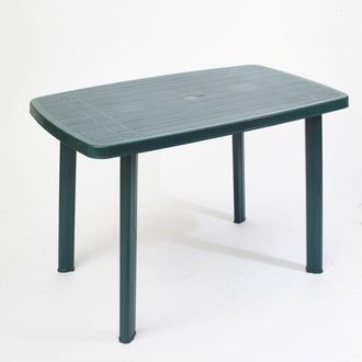 Trade Shop Trade Shop - Tavolo Faro Verde Design Ovale In Polipropilene Resistente 137 X 85 X 72 Cm 020361