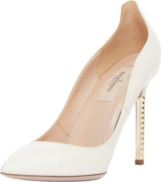 Valentino Womens Leather Soul Rockstud Micro Stud Pump (Authentic Pre-Loved)