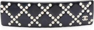 Chanel Pre-owned Accessories, female, Black, Size: ONE SIZE Pre-owned Plastic Hair Accessories
