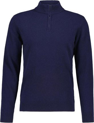 Daniele Fiesoli Turtleneck - Heren - Coltruien - Blauw - XL - Wol - Truien & Vesten